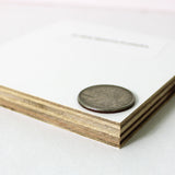 White Melamine Faced Eucalyptus Plywood - 1/4" - 3/4"