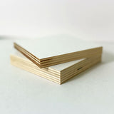 White Melamine Faced Baltic Birch Plywood  - 1/4" - 3/4"