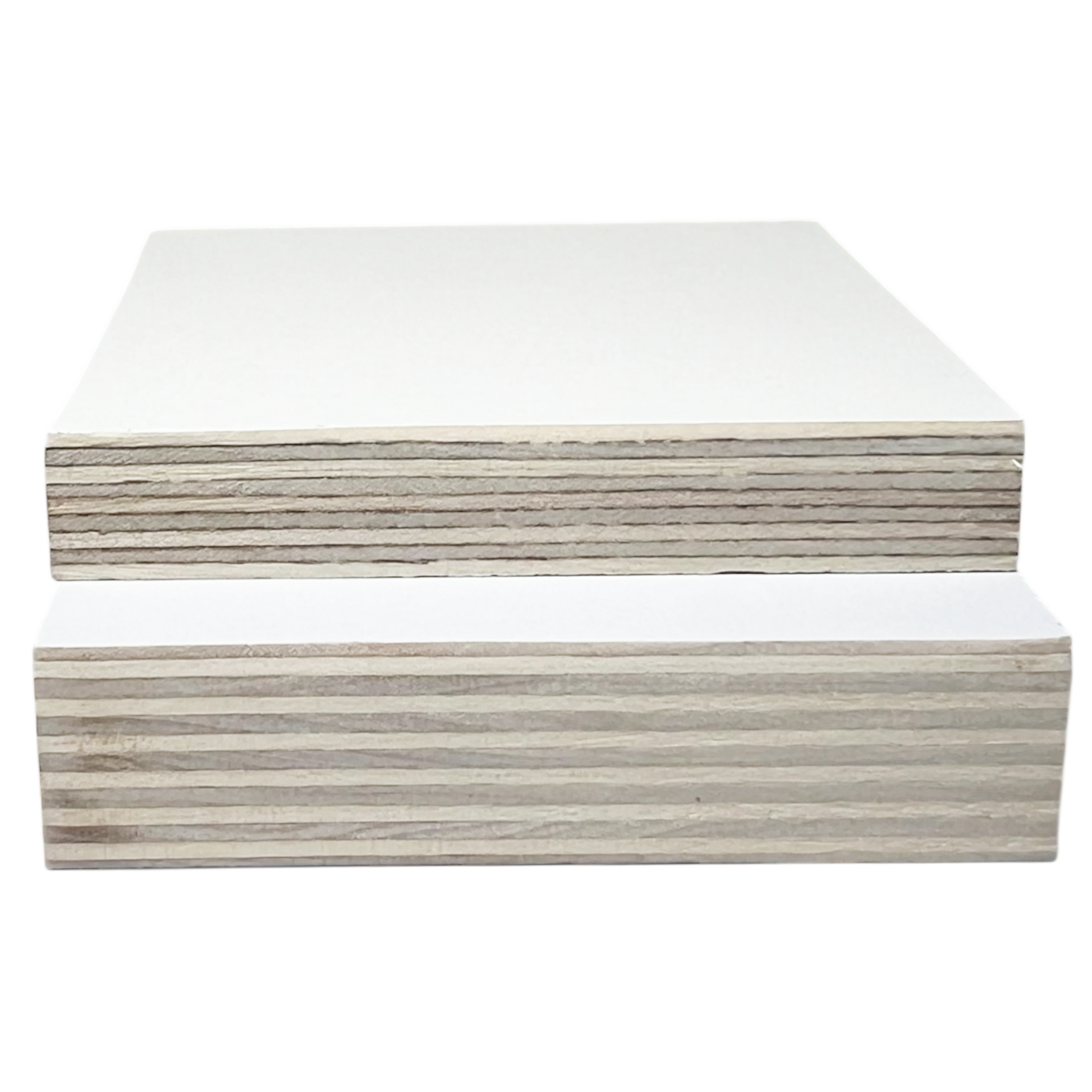 White Melamine Faced Baltic Birch Plywood - 1/2" - 3/4"