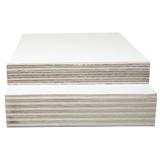 White Melamine Faced Baltic Birch Plywood - 1/2" - 3/4"