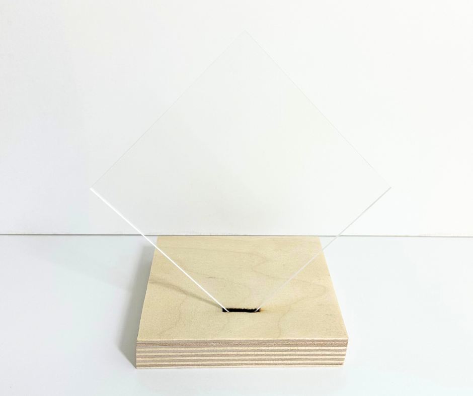 Recycled Acrylic (Clear)