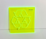 Recycled Acrylic (Green Fluorescent)