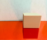 Amber Orange Mirrored Acrylic