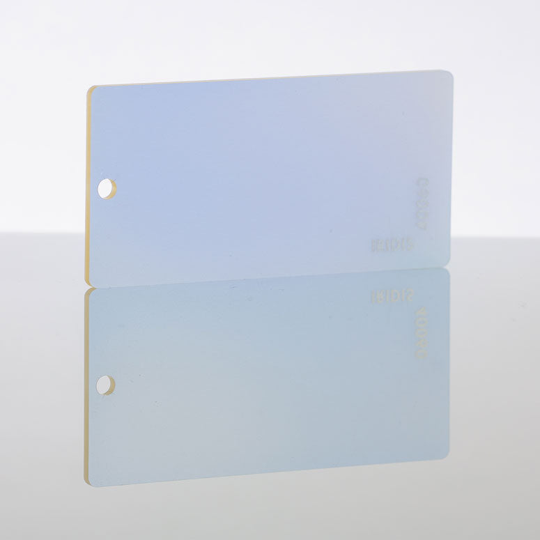Recycled Acrylic (Iridescent White/Blue)