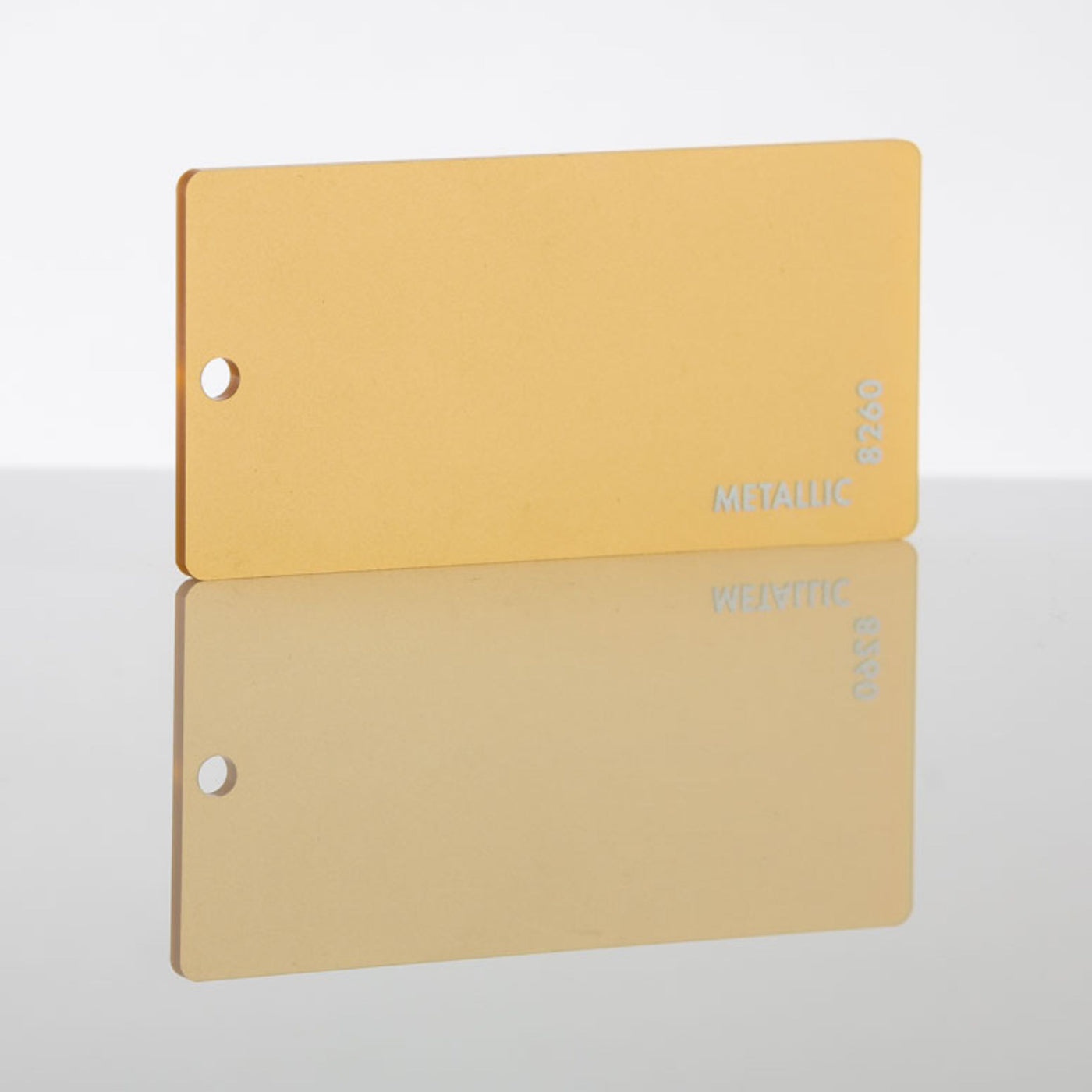 Recycled Acrylic (Antique Gold Metallic) - Matte One Side