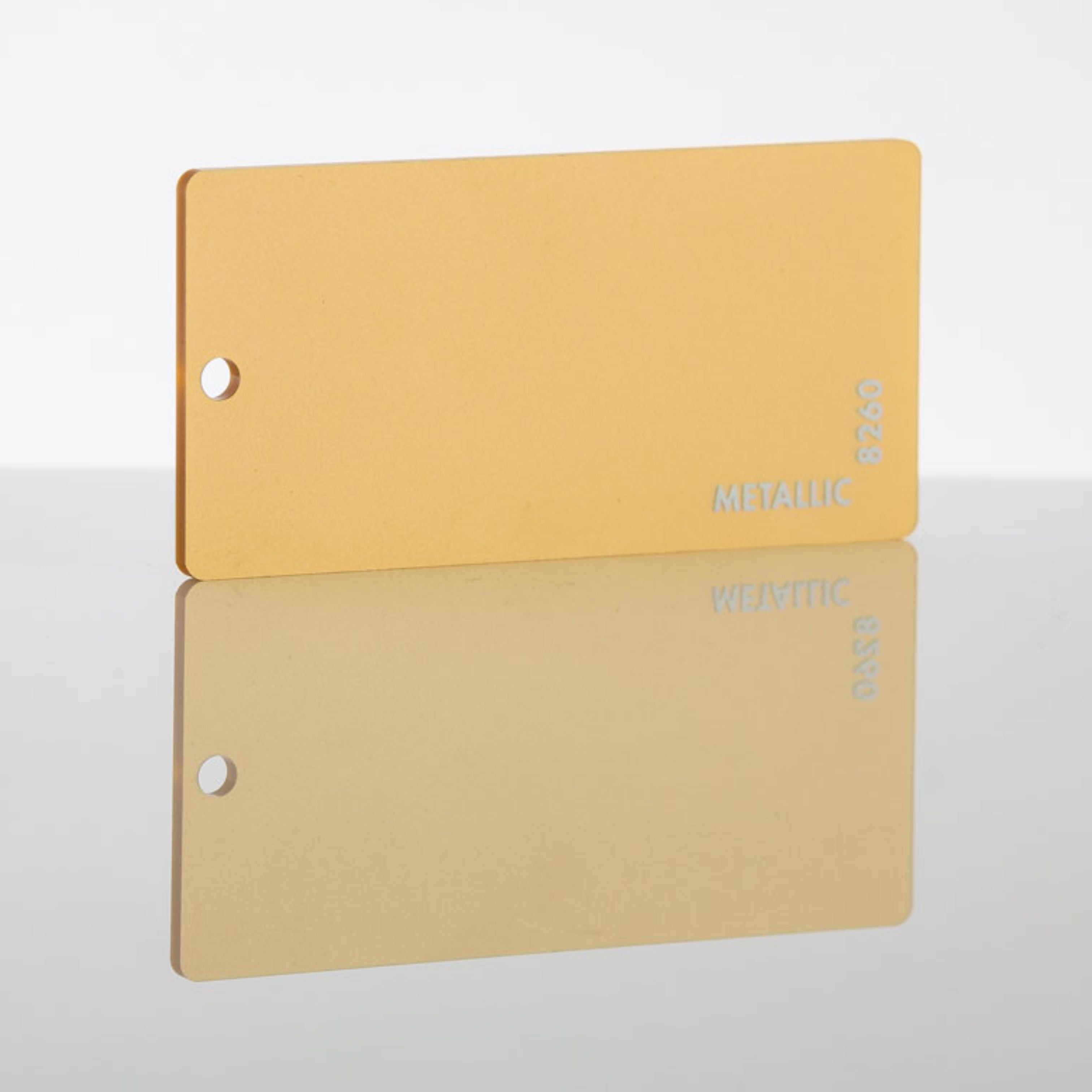 Recycled Acrylic (Antique Gold Metallic) - Matte One Side