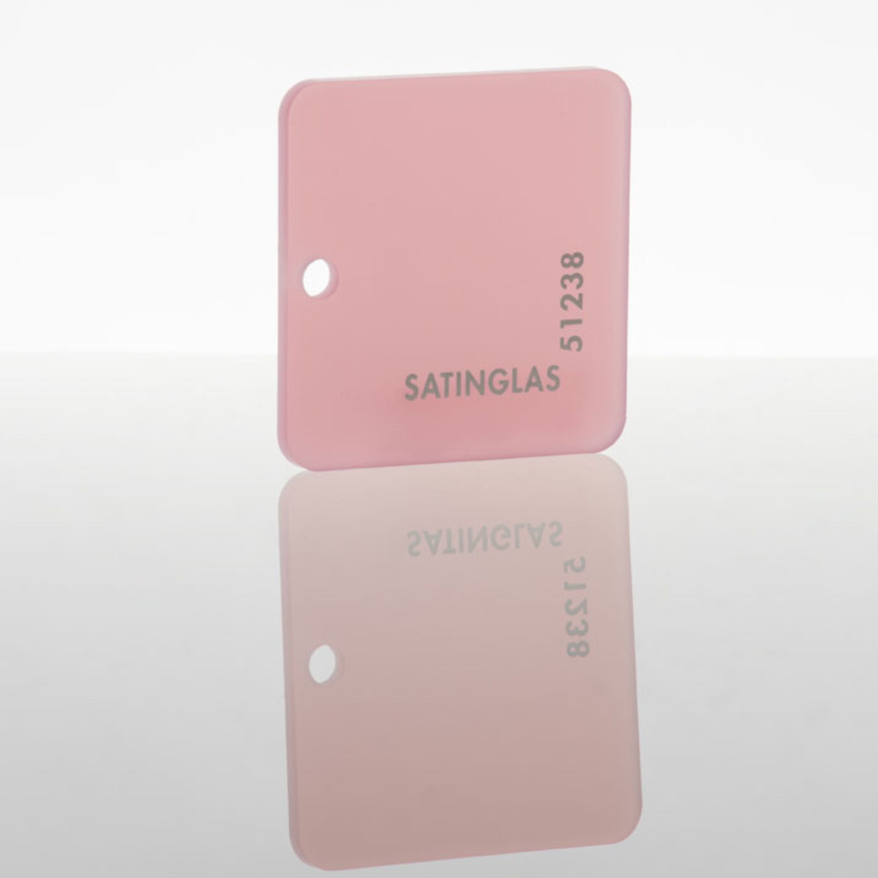 Acrylic (Frosted Pink) - Frosted Two Sides (1/8")