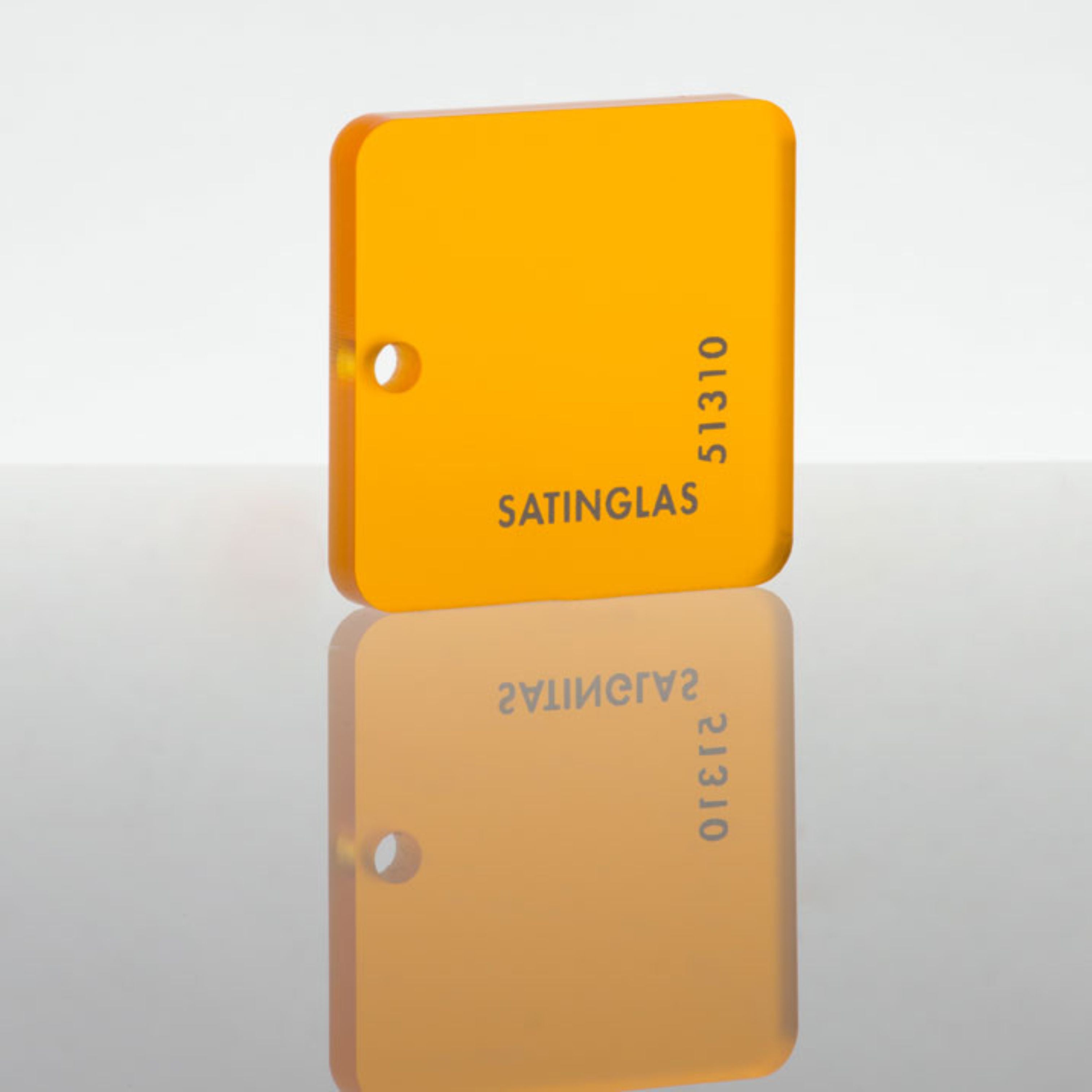 Acrylic (Frosted Orange) - Frosted Two Sides (1/8")