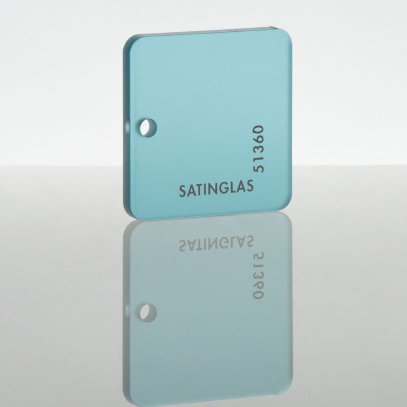 Acrylic (Frosted Turquoise) - Frosted Two Sides (1/8")