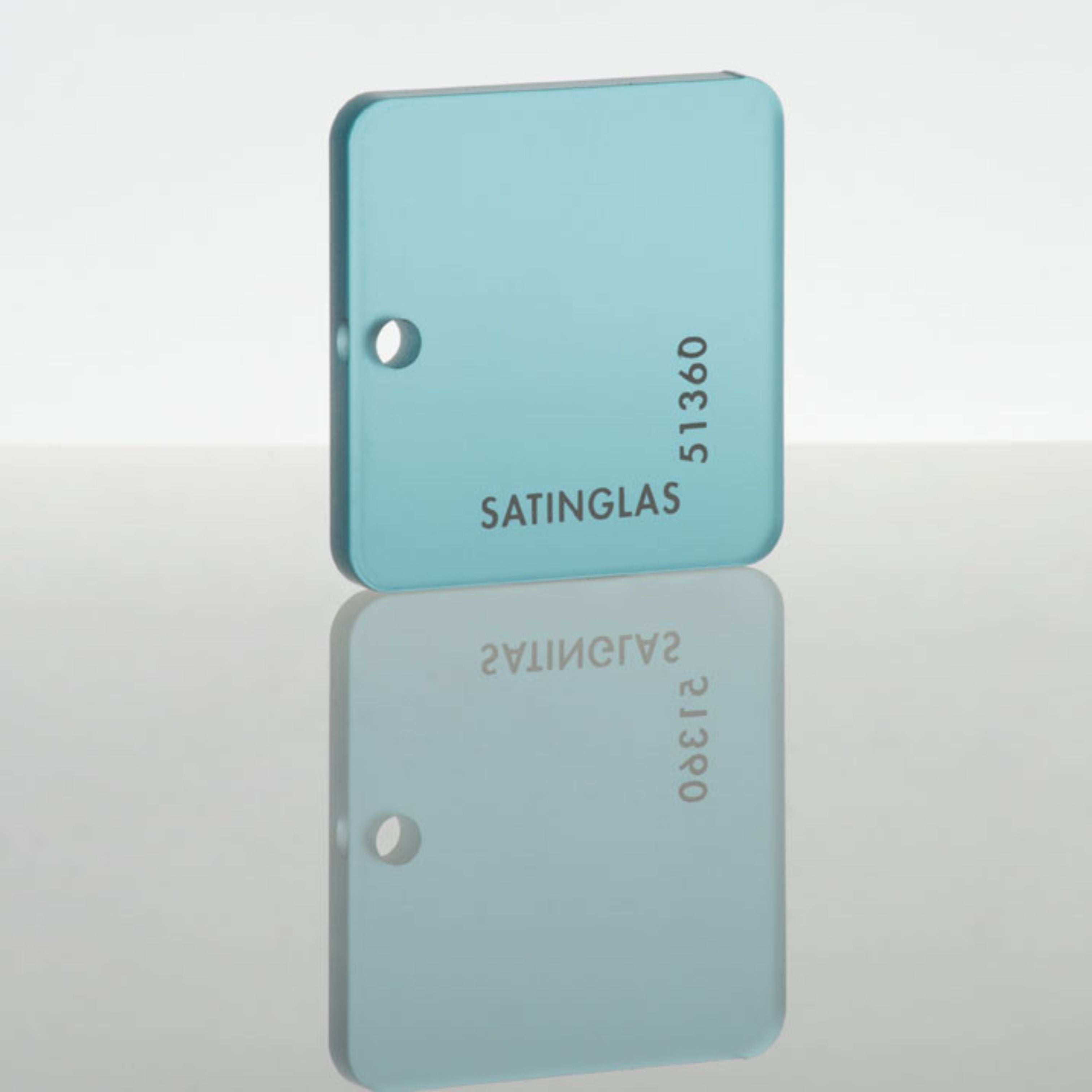 Acrylic (Frosted Turquoise) - Frosted Two Sides (1/8")