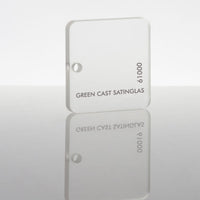 Recycled Acrylic (Frosted Clear) - Frosted Two Sides (1/8")