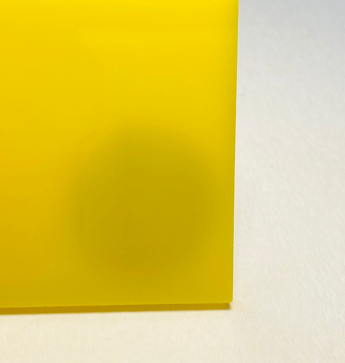 Yellow Nearly Opaque Acrylic