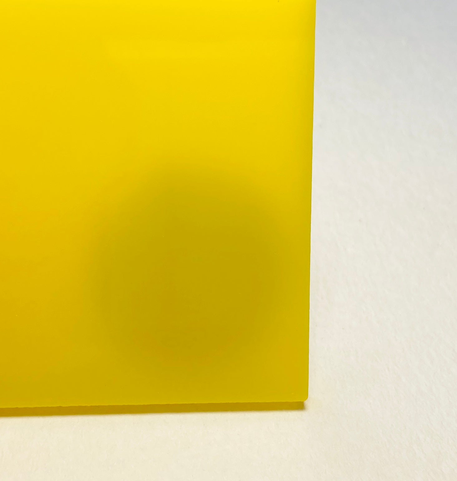 Yellow Nearly Opaque Acrylic