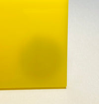 Yellow Nearly Opaque Acrylic