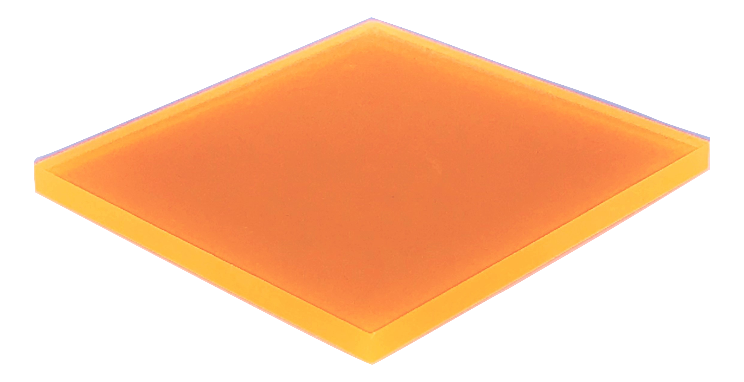 Orange Fluorescent Acrylic