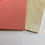 Pastel Red Acrylic Cast Sheet