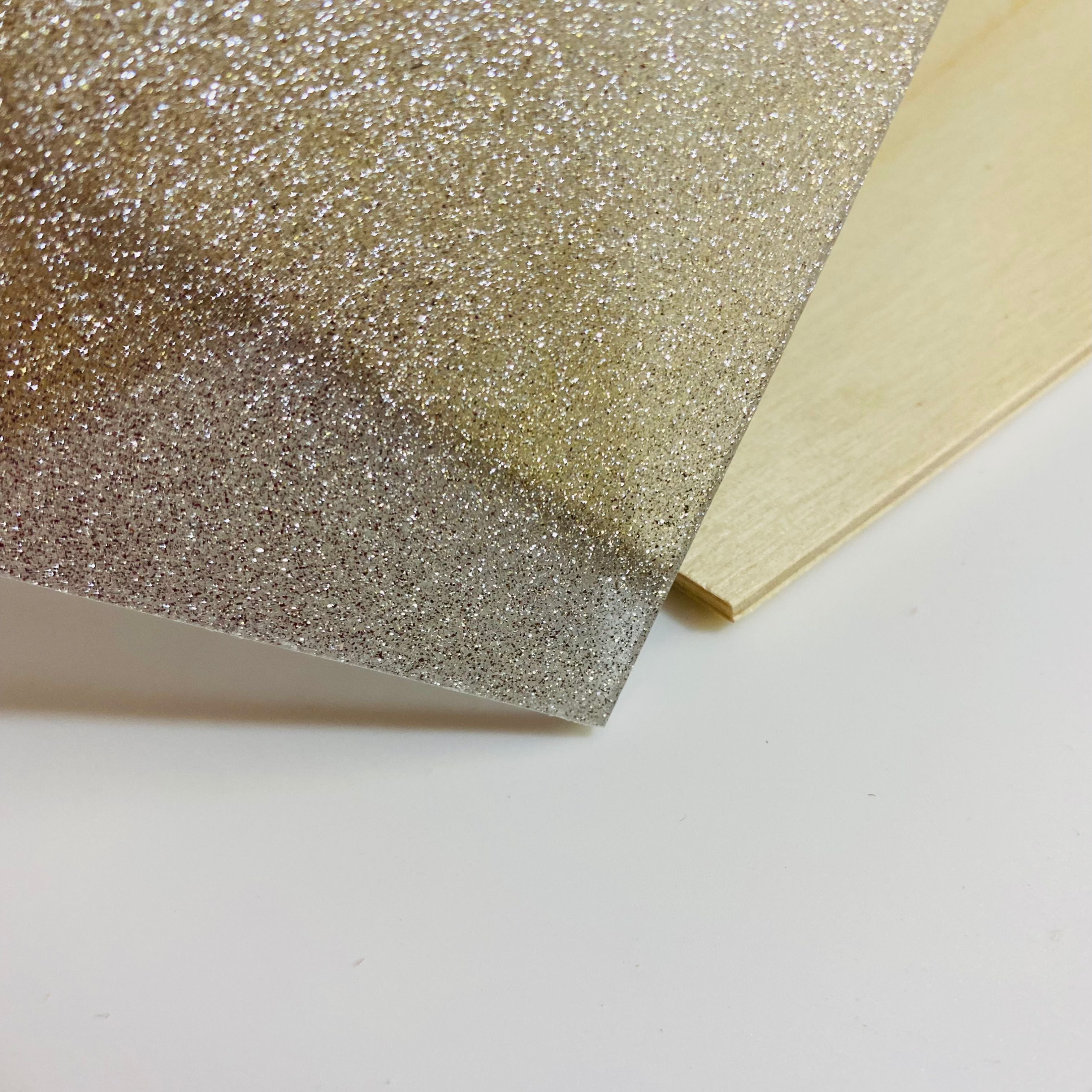 Acrylic (Silver Sparkle)