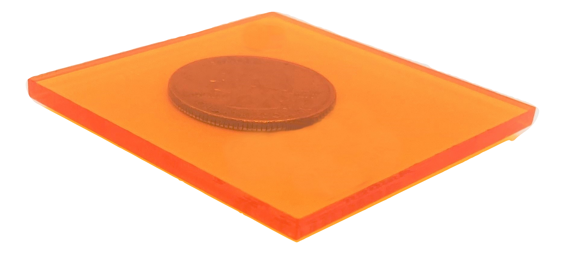 Transparent Orange Acrylic