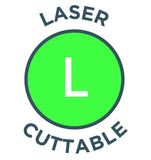 Laser safe acrylic for engraving and cutting